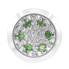 Ciondolo in argento con Tsavorite