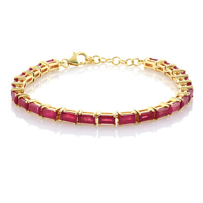 Bracciale in argento con Rubino del Madagascar