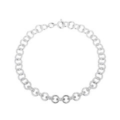 Bracciale in argento con Topazio Bianco