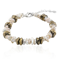 Bracciale in argento con Perla Keshi (TPC)