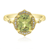 Anello in oro con Diasporo cangiante (CIRARI)