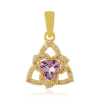 Ciondolo in argento con Ametista Rose de France