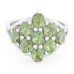 Anello in argento con Apatite Russa