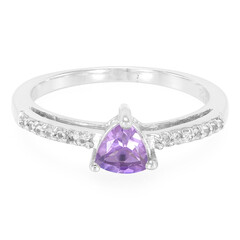 Anello in argento con Ametista Rose de France