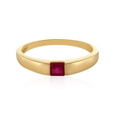 Anello in argento con Rubino del Madagascar