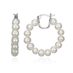 Orecchini in argento con Perla di Acqua Dolce