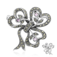 Spilla in argento con Ametista