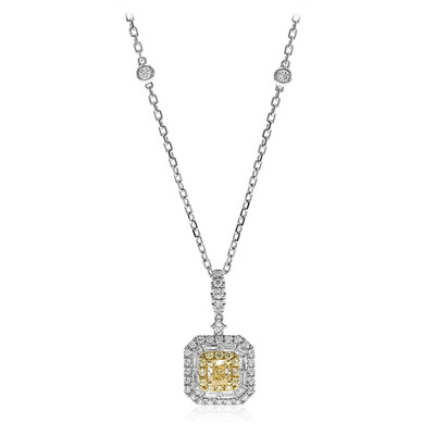 Collana in oro con Diamante Giallo SI2 (CIRARI)