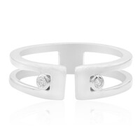 Anello in argento con Diamante I1 (G)