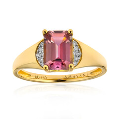 Anello in oro con Diasporo Rosa (AMAYANI)