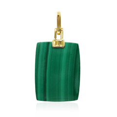 Ciondolo in oro con Malachite