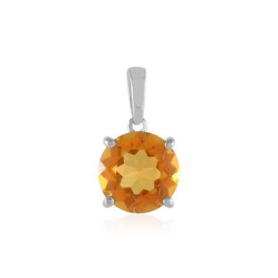 Ciondolo in argento con Quarzo Mistico Arancione