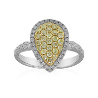 Anello in oro con Diamante Giallo SI2 (CIRARI)