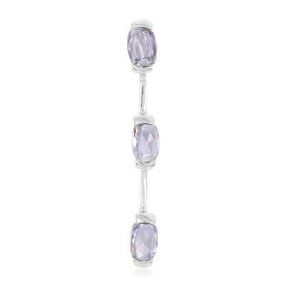 Ciondolo in argento con Zaffiro Ceylon Porpora (non riscaldato)