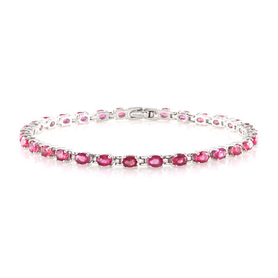 Bracciale in argento con Rubino del Madagascar