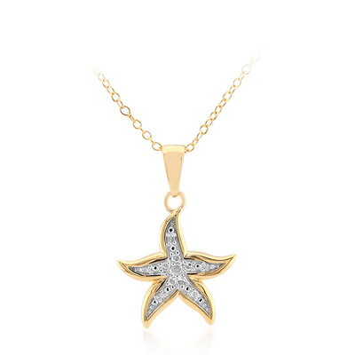 Collana in argento con Diamante I3 (I)