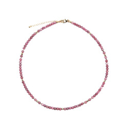 Collana in argento con Rodonite