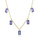 Collana in oro con Tanzanite (de Melo)