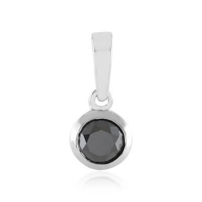 Ciondolo in oro con Diamante Nero