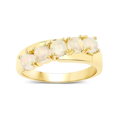 Anello in argento con Opale di Welo