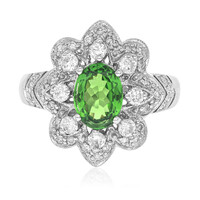 Anello in oro con Tsavorite AAA (CIRARI)