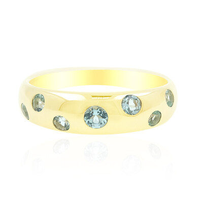 Anello in oro con Tormalina Paraiba Nigeriana
