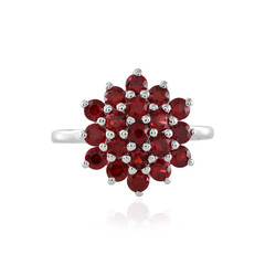 Anello in argento con Rubino Tanzania