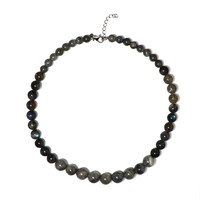 Collana in argento con Labradorite