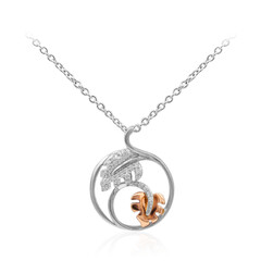 Collana in argento con Diamante SI2 (H) (Smithsonian)