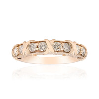 Anello in oro con Diamante Rose de France SI1 di Argyle