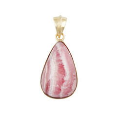 Ciondolo in argento con Rodocrosite (Bali Barong)