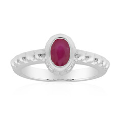 Anello in argento con Rubino della Birmania (Pallanova)