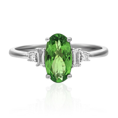 Anello in oro con Tsavorite AAA (CIRARI)