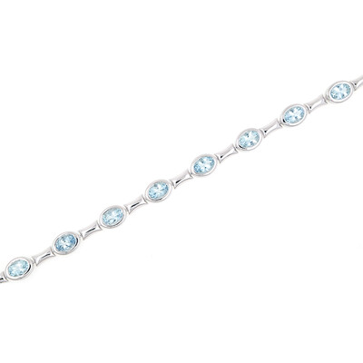 Bracciale in oro con Acquamarina AAA