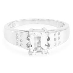 Anello in argento con Topazio Ghiaccio