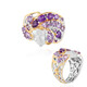 Anello in argento con Ametista (Gems en Vogue)