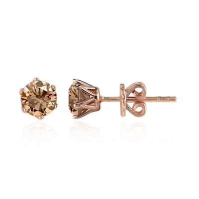 Orecchini in oro con Diamante Rose de France VS1 di Argyle (Annette)