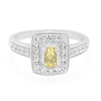 Anello in argento con Berillo Giallo