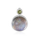 Ciondolo in argento con Labradorite Verde Maniry (KM by Juwelo)