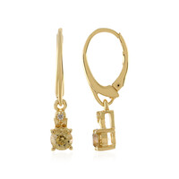 Orecchini in argento con Zircone Giallo