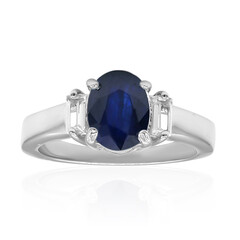 Anello in argento con Zaffiro Blu
