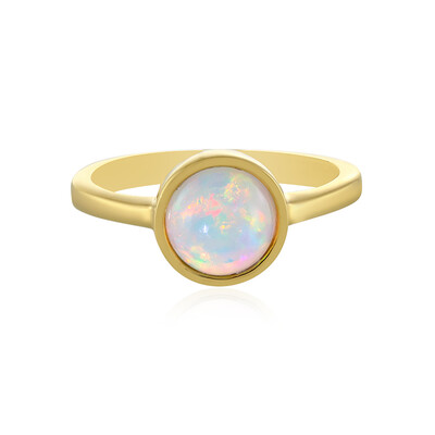 Anello in argento con Opale di Welo