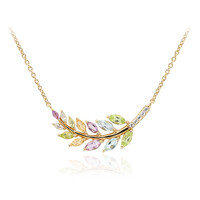 Collana in argento con Topazio Blu Cielo