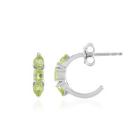 Orecchini in argento con Peridoto