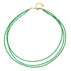 Collana in argento con Onice Verde