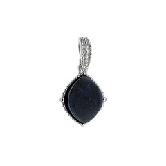 Ciondolo in argento con Dumortierite