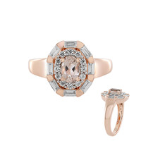 Anello in argento con Morganite