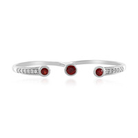 Anello in argento con Rubino Tanzania (de Melo)