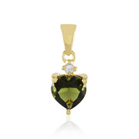 Ciondolo in argento con Moldavite