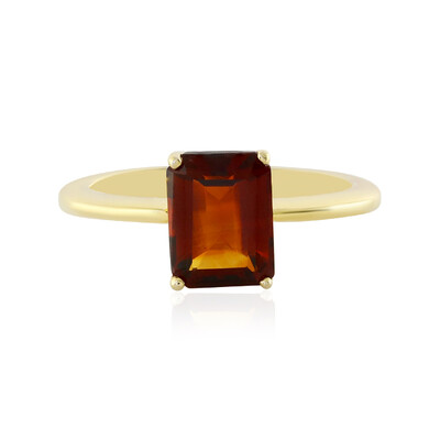 Anello in argento con Citrino Madeira